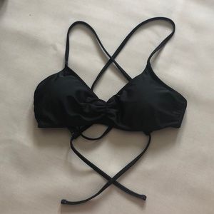 Aerie black swim top Medium